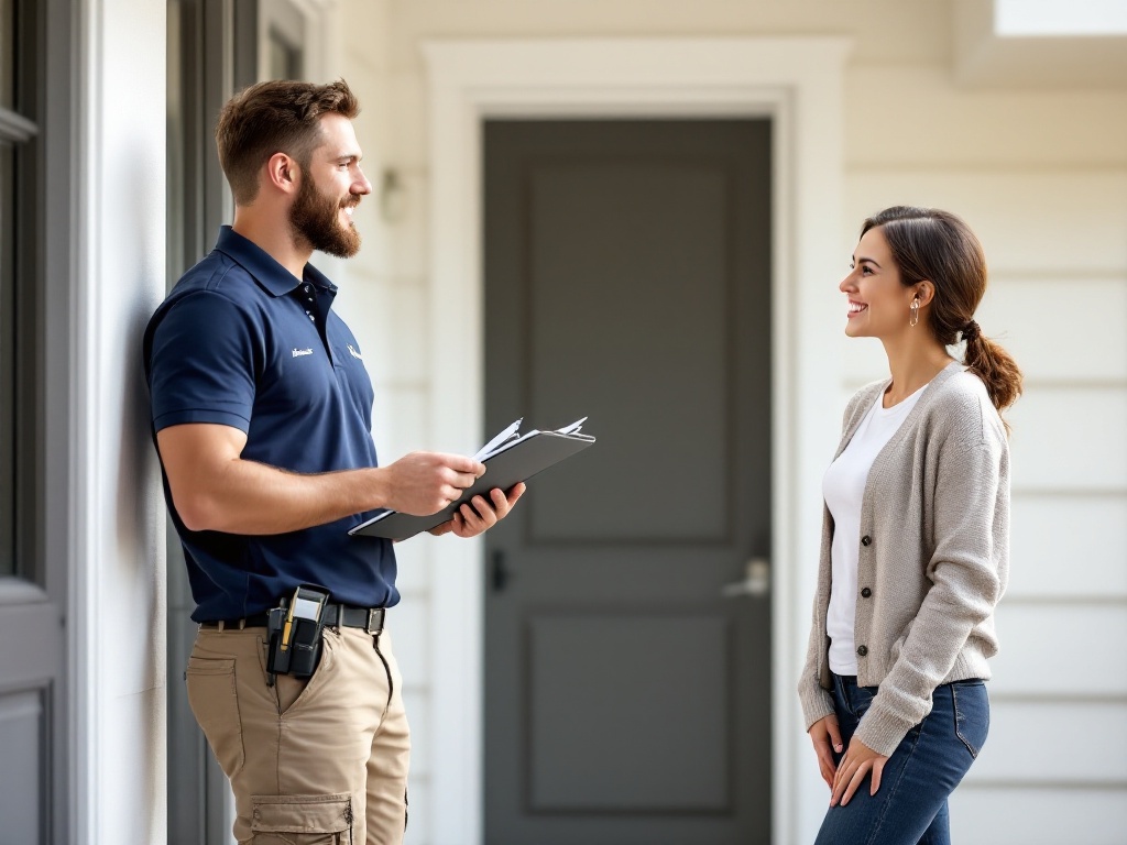 Pest Control Service in Cedar Park, TX expertly provided by a professional technician working diligently to eliminate pests from a residential property. Our team is highly trained and equipped to handle all types of pest infestations.
